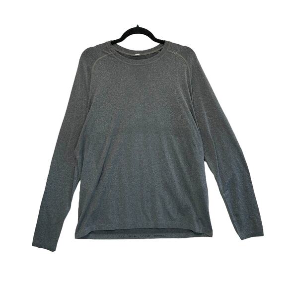 Lululemon Metal Vent Tech Long Sleeve Top Men's Sz XL Gray Breathable Workouts - Picture 1 of 6